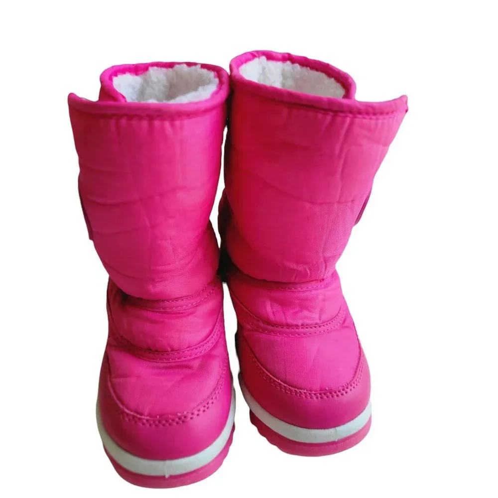 JoJo Maman Bebe in the snow boots for toddler Girl Size 26 - Picture 2 of 12